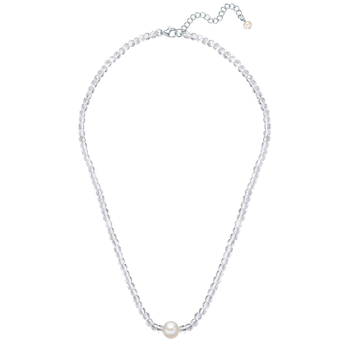 Pearls Valero Süßwasser-Zuchtperle silber, mit Collier