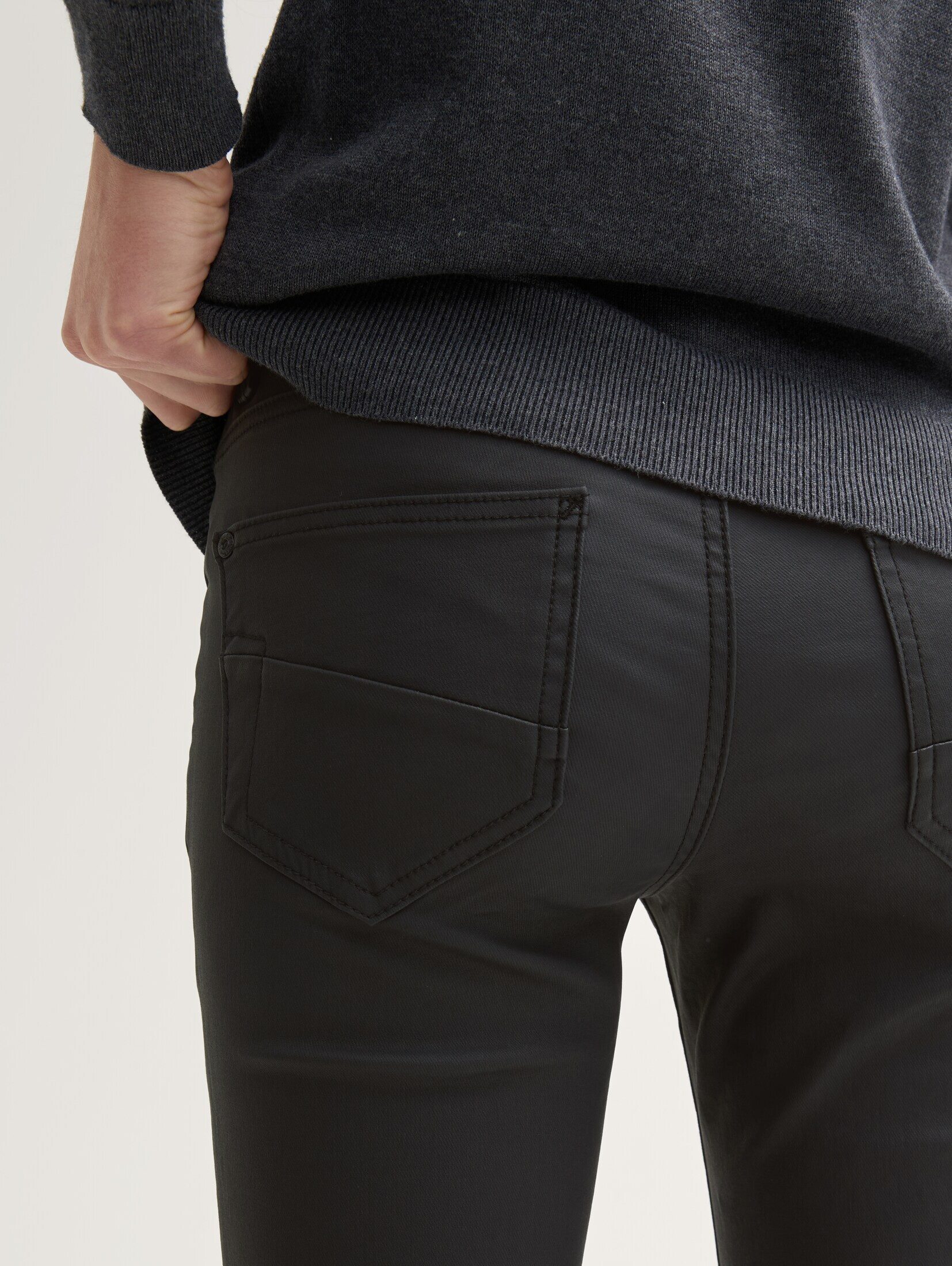 TOM TAILOR Skinny-fit-Jeans Jeanshosen TTALEXA COATED SKINNY Jeans