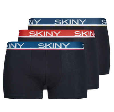 Skiny Boxershorts 3er Pack Skiny Herren Boxershorts (3-St) Modisches Design