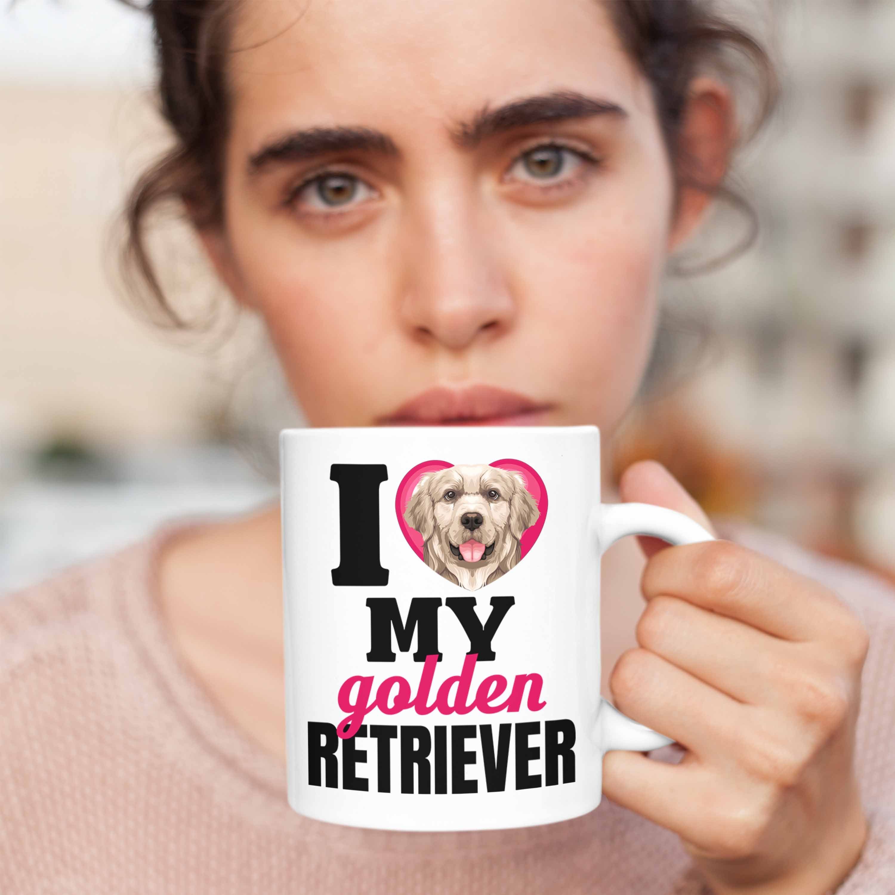 Lustiger Tasse Golden Geschenk Spruch Tasse Geschenkide Weiss Trendation Retriever Besitzerin