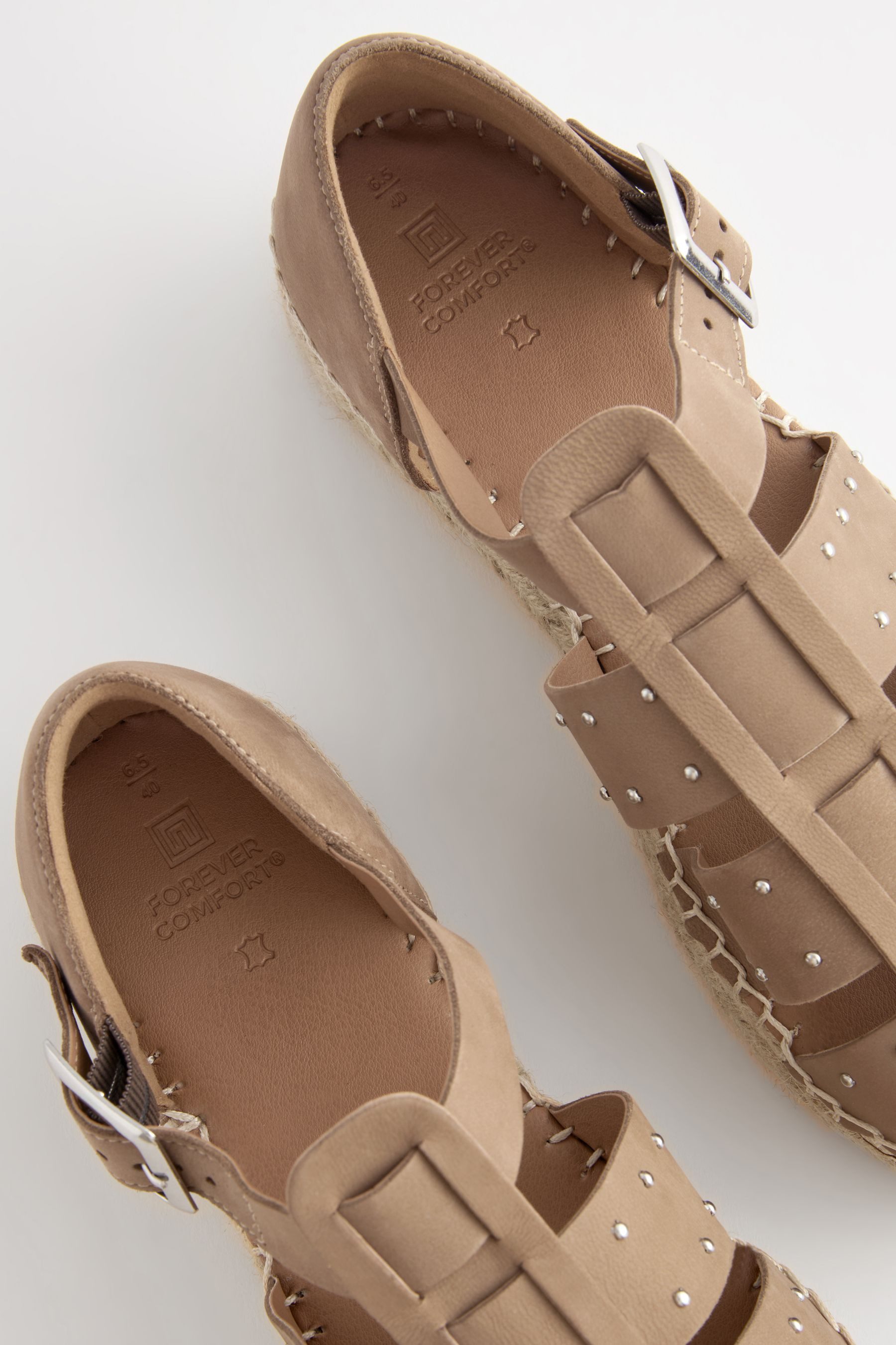 Next Forever Comfort® Fischer-Espadrilles aus Leder günstig online kaufen