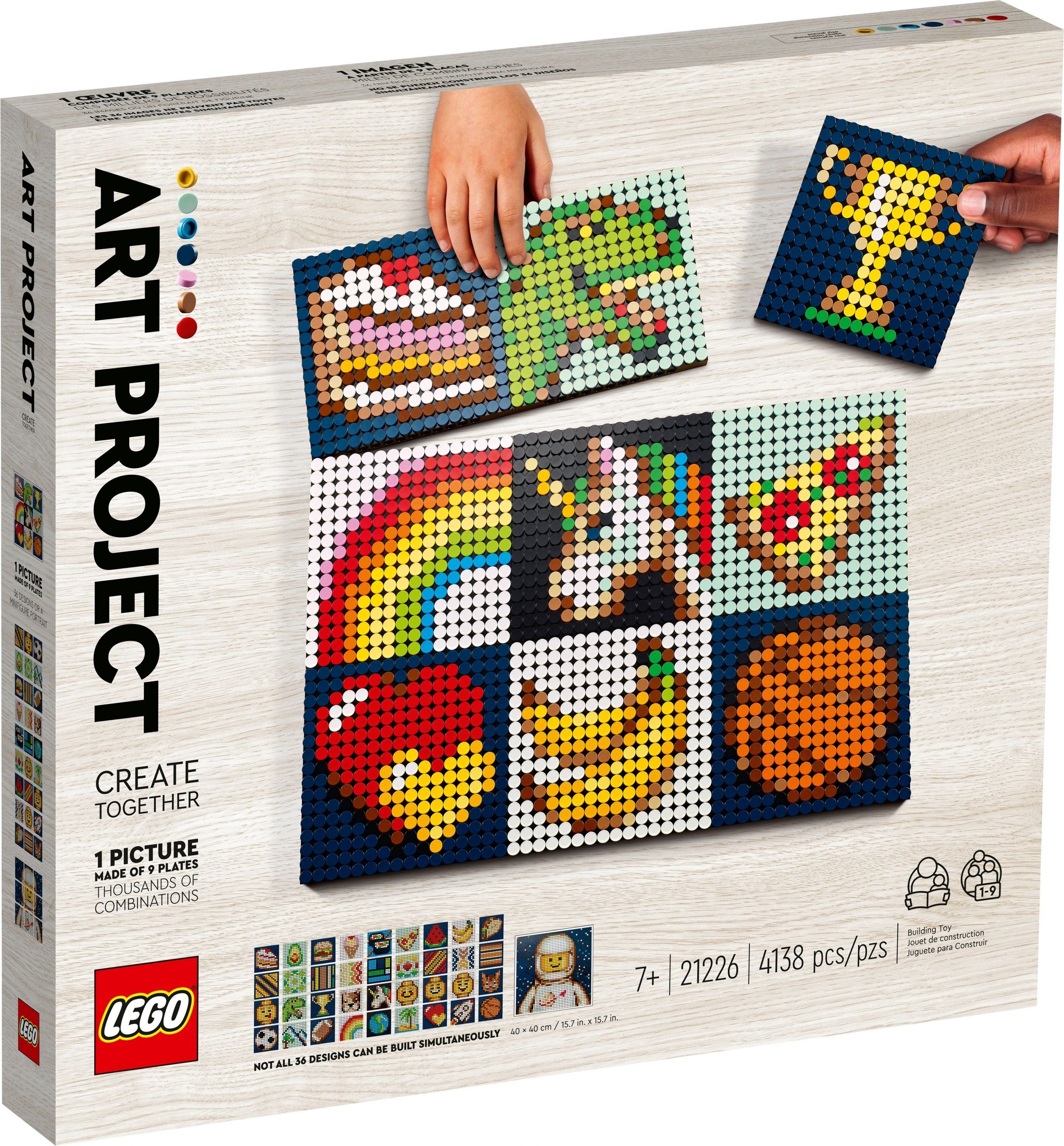 LEGO® LEGO® Art 21226 Gemeinsames Kunstprojekt Konstruktionsspielsteine, (4138 St)