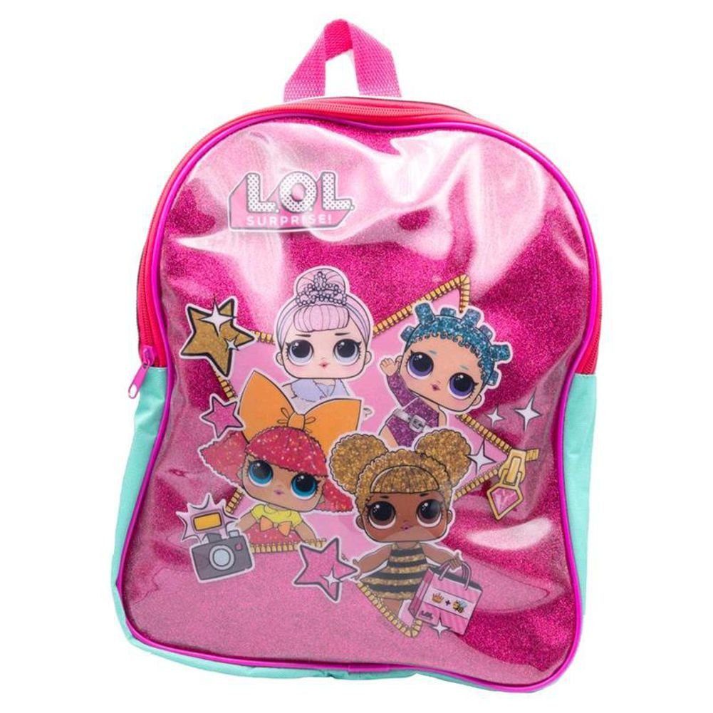 L.O.L. SURPRISE! Kinderrucksack L.O.L. Surprise Mädchen Glitzer Rucksack für Kita, Schule, Sport