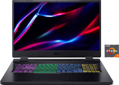 Acer AN517-42-R4KN Gaming-Notebook (43,94 cm/17,3 Zoll, AMD Ryzen 7 6800H, GeForce RTX 3070 Ti, 1000 GB SSD)