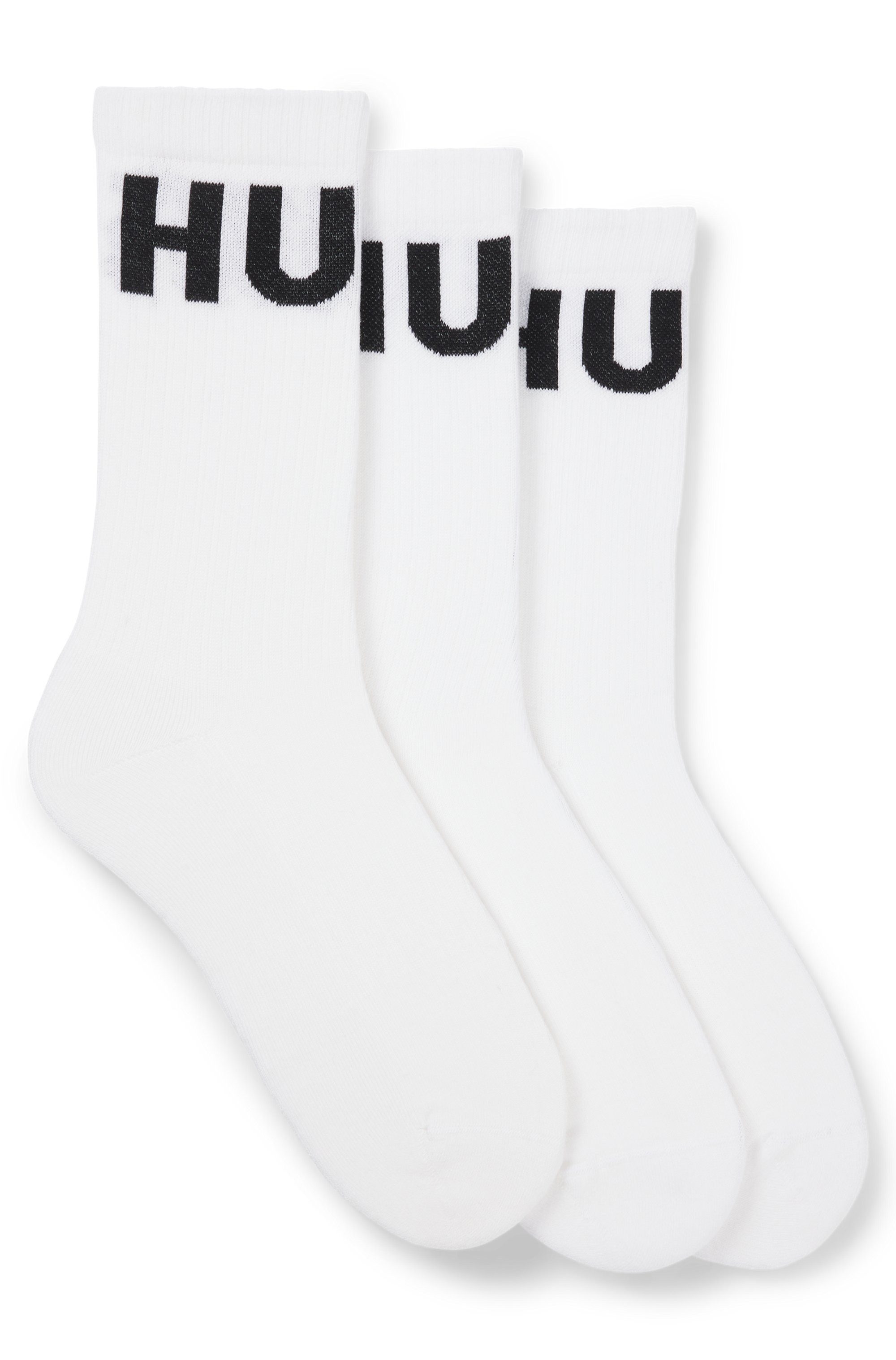 HUGO Freizeitsocken 3P QS ICONIC CC 1 (Packung, 3-Paar, 3er) mit HUGO Logos günstig online kaufen