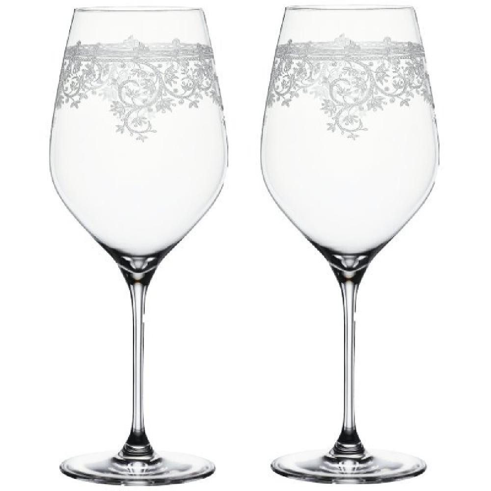 SPIEGELAU Rotweinglas Bordeauxgläser Arabesque (2-teilig)