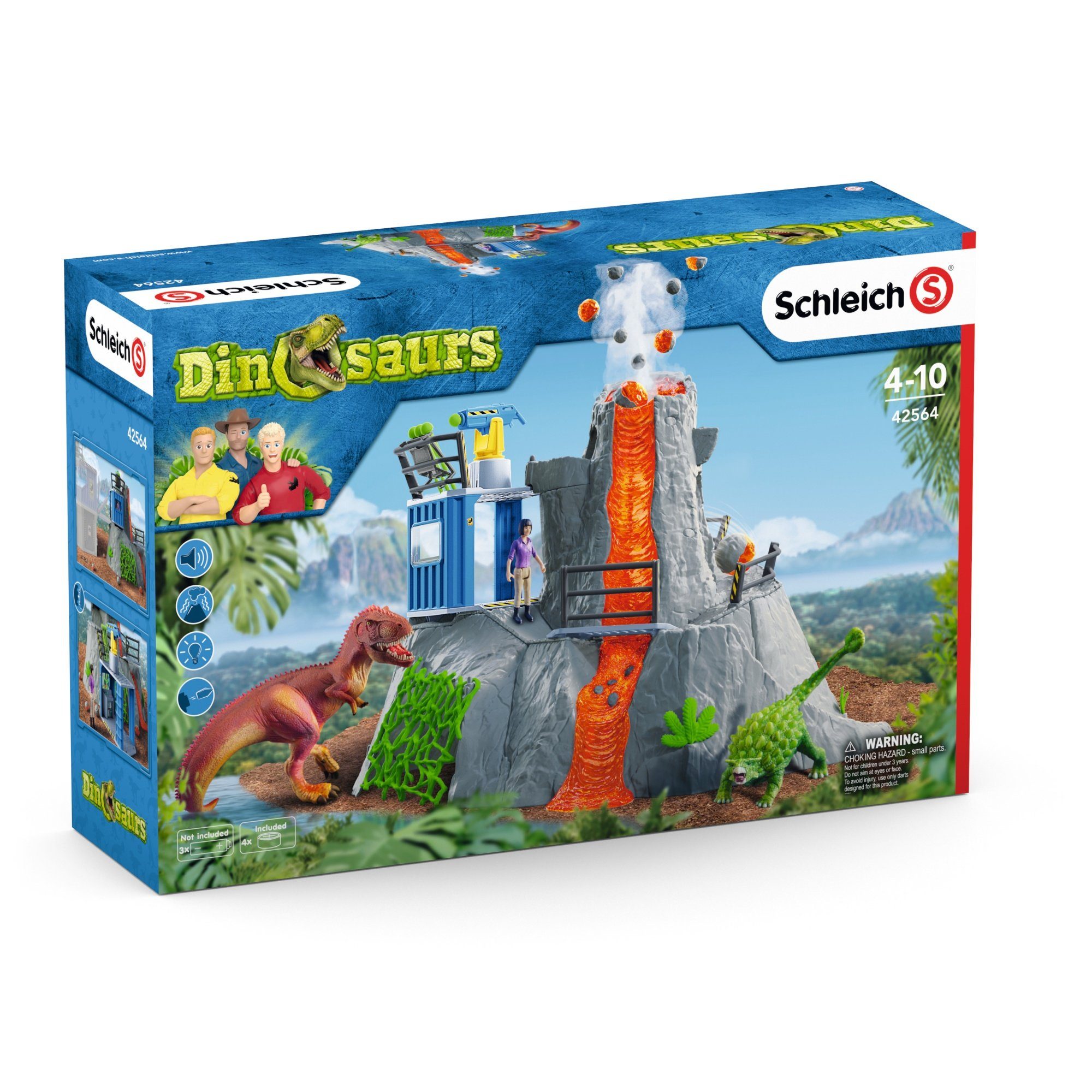 Dinosaurs Schleich Schleich® 42564 Spielfigur Große Vulkan-Expedition