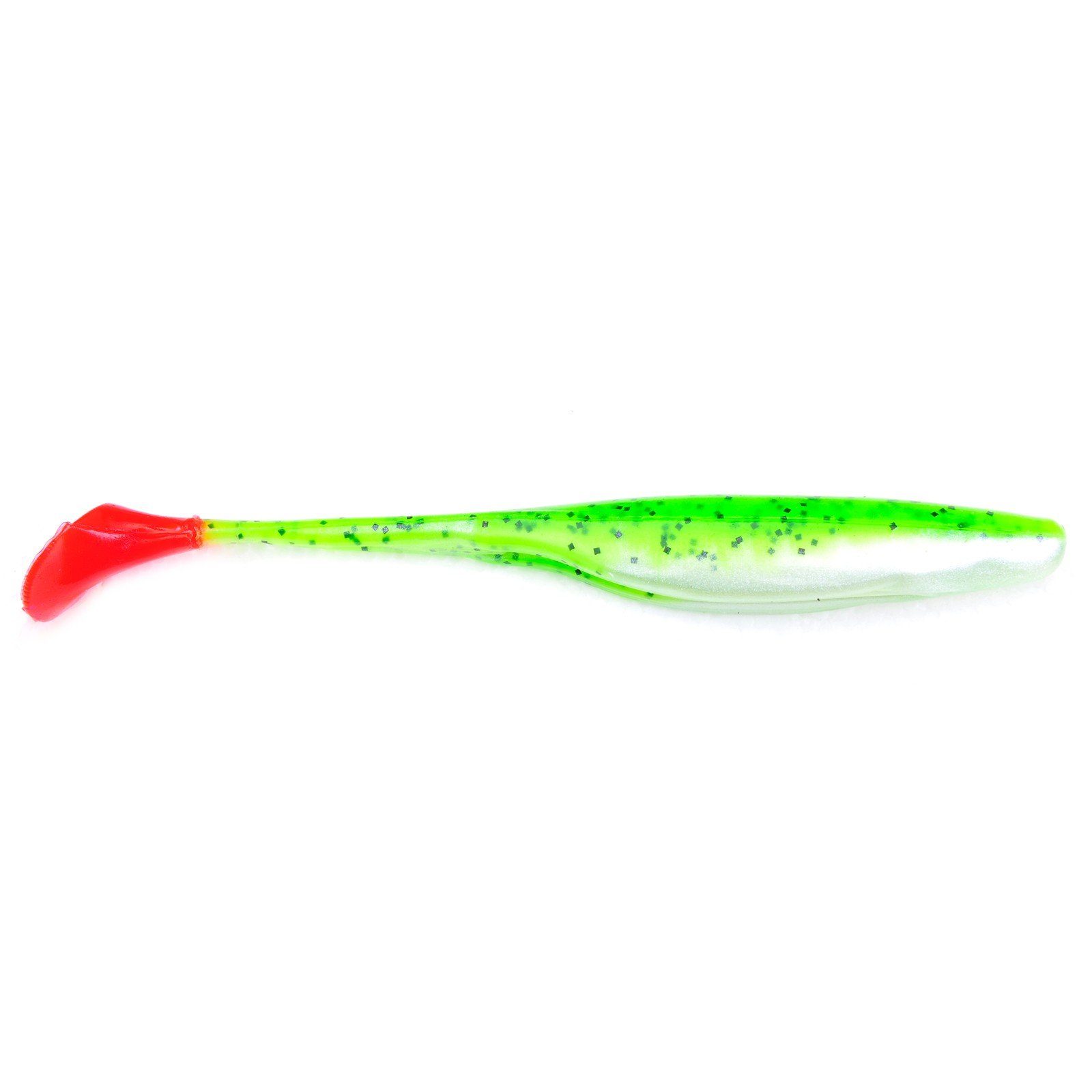 Pepper 12,7cm Assassin Chartreuse Bass Kunstköder, FT Shad 5 Assassin Sea Bass