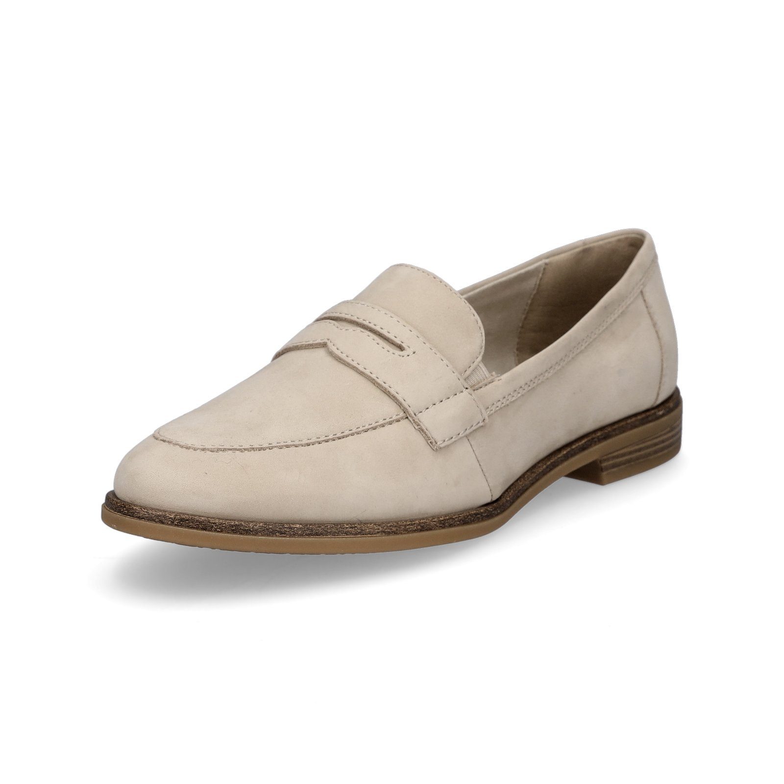 Tamaris Tamaris Damen Leder Slipper beige Slipper