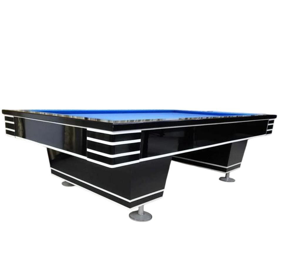 JVmoebel Billardtisch Poolbillardtisch Schwarz mit hochwertiger Verarbeitung, Made in Europe