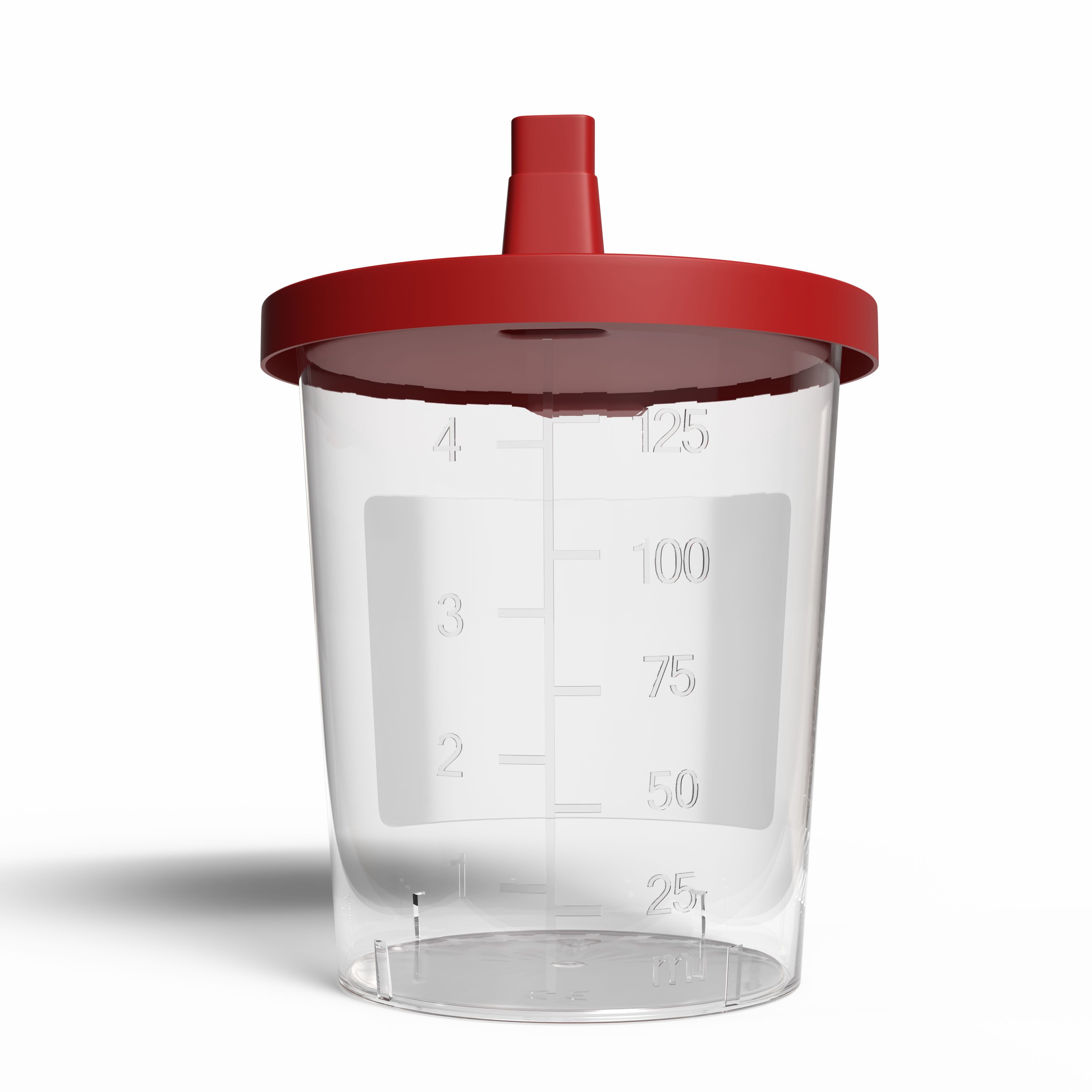 Urin-Flasche Horn Medical Urinbecher mit Schnappdeckel 150ml graduiert