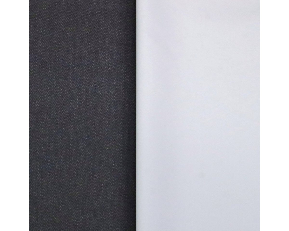 Thumbnail - Stofferia Stoff Verdunklungsstoff Blackout Boston Anthrazit, Breite 140 cm, Meterware