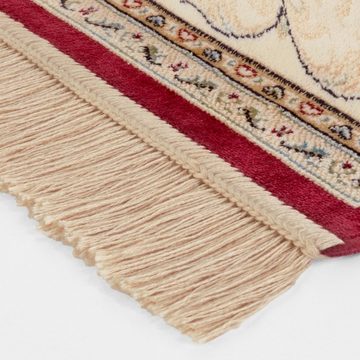 Teppich Orientalischer Samt Teppich Fransen Antik Negar Rot, NOURISTAN, rechteckig, Höhe: 5 mm