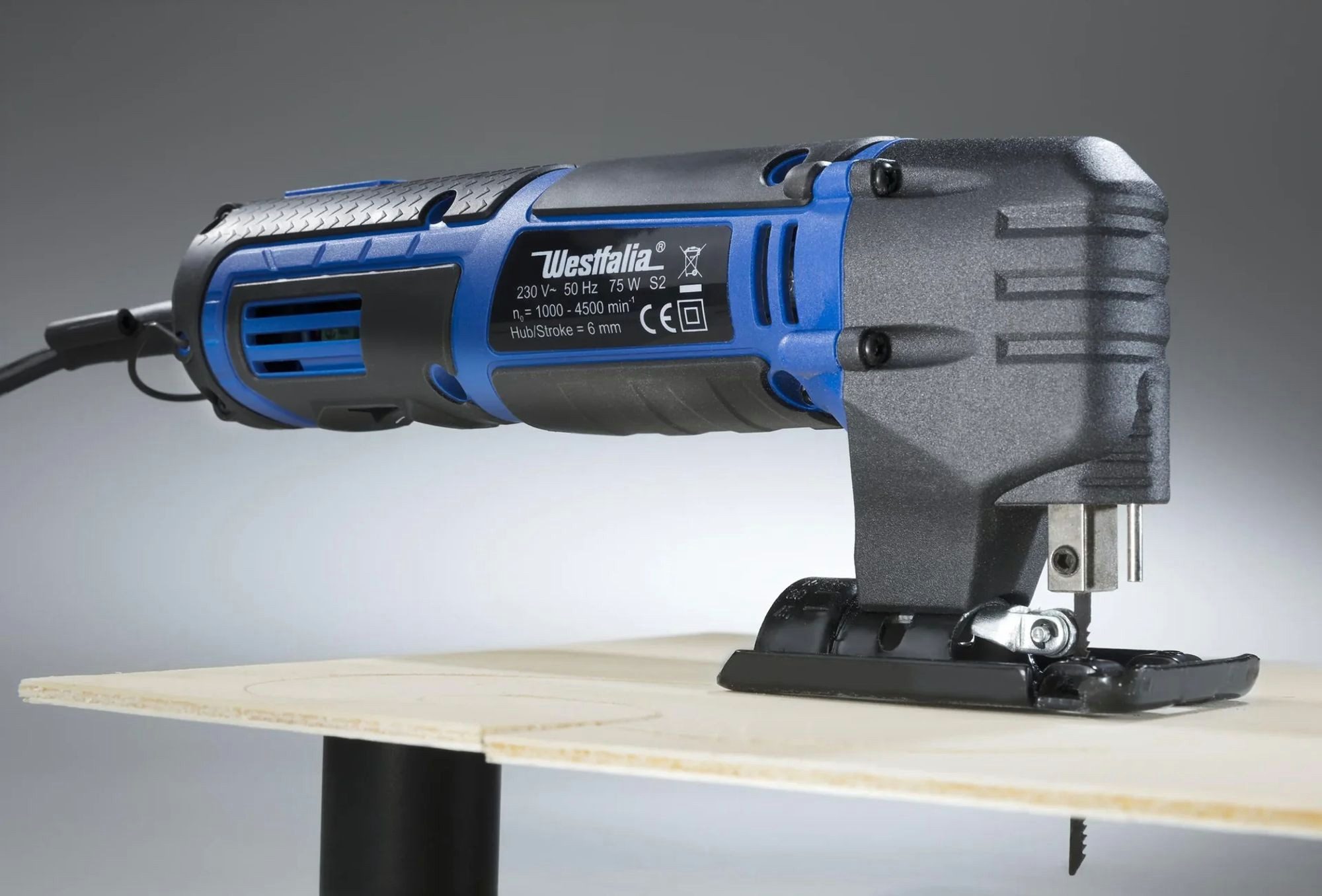 Westfalia Werkzeug Stichsäge Mini Stichsäge 75 Watt