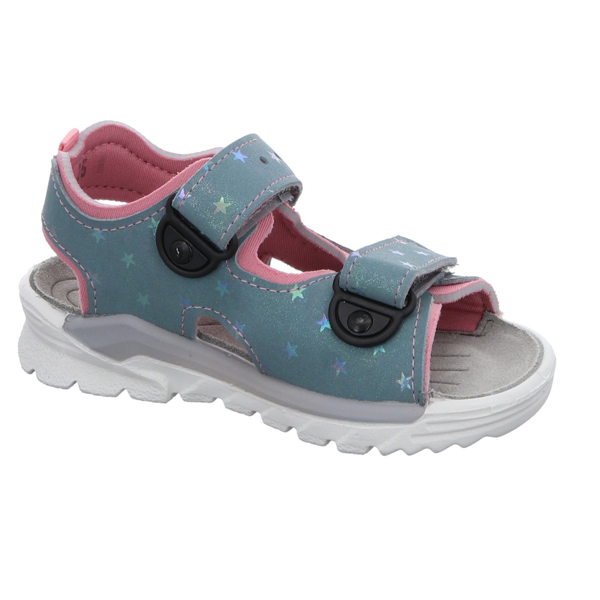 Sandale arctic/mallow Synthetikkombination Ricosta Mädchen (130) Sandale Schuhe Surf Sandalen Kinderschuhe