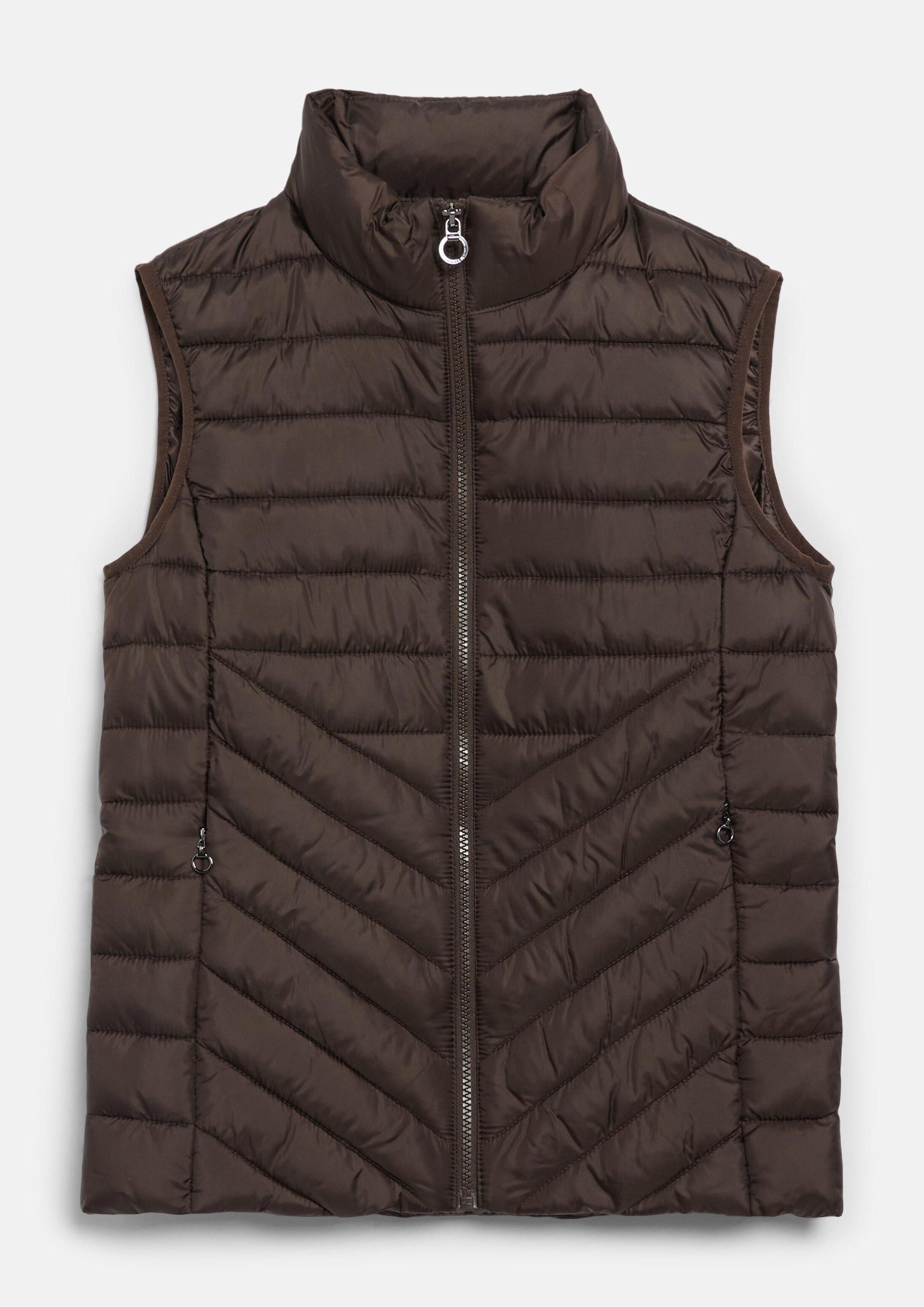 s.Oliver Outdoorjacke Outdoor-Weste Leichte Steppweste mit Packfunktion