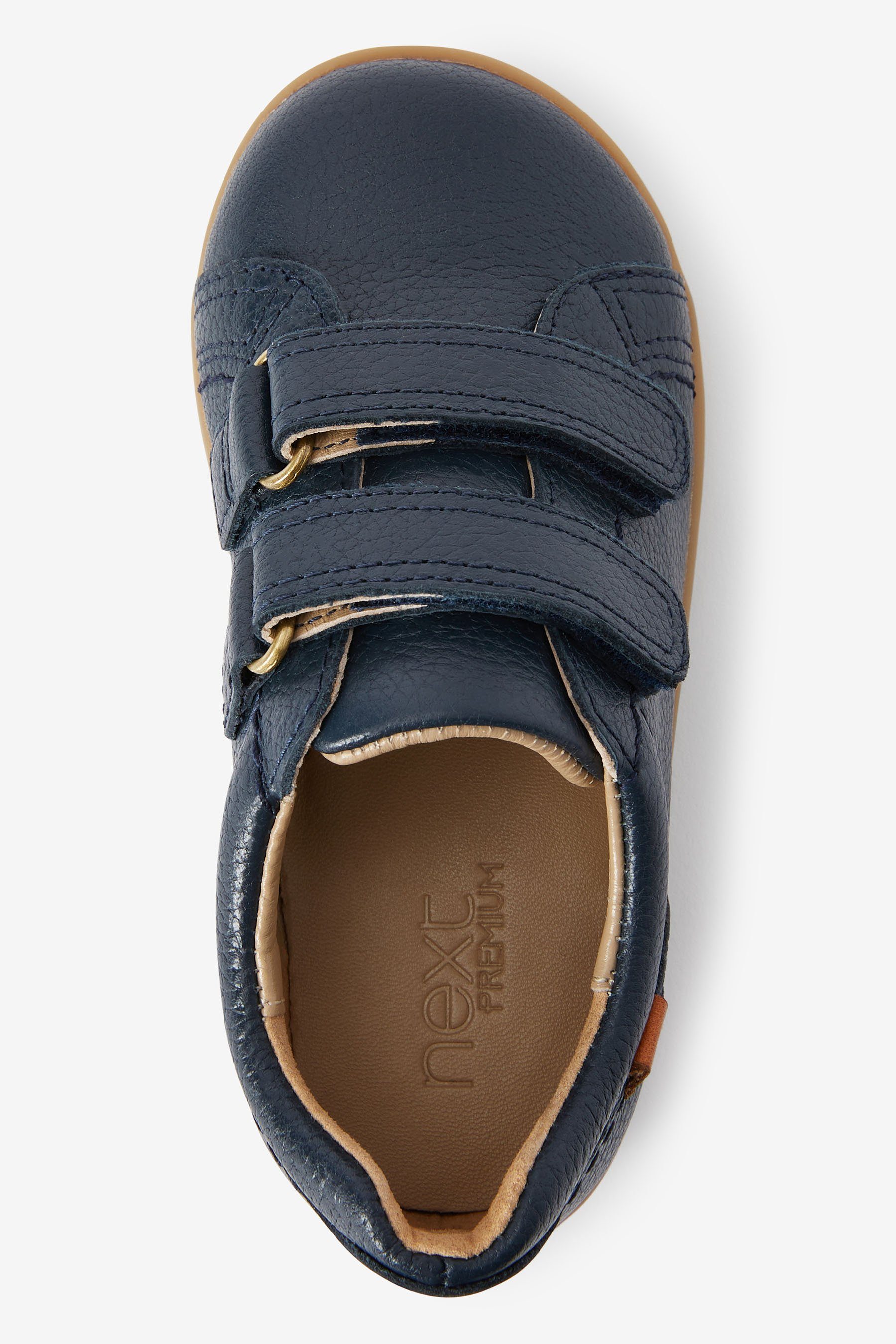 Little Next Lederschuh (1-tlg) Navy Luxe™ Klettschuh