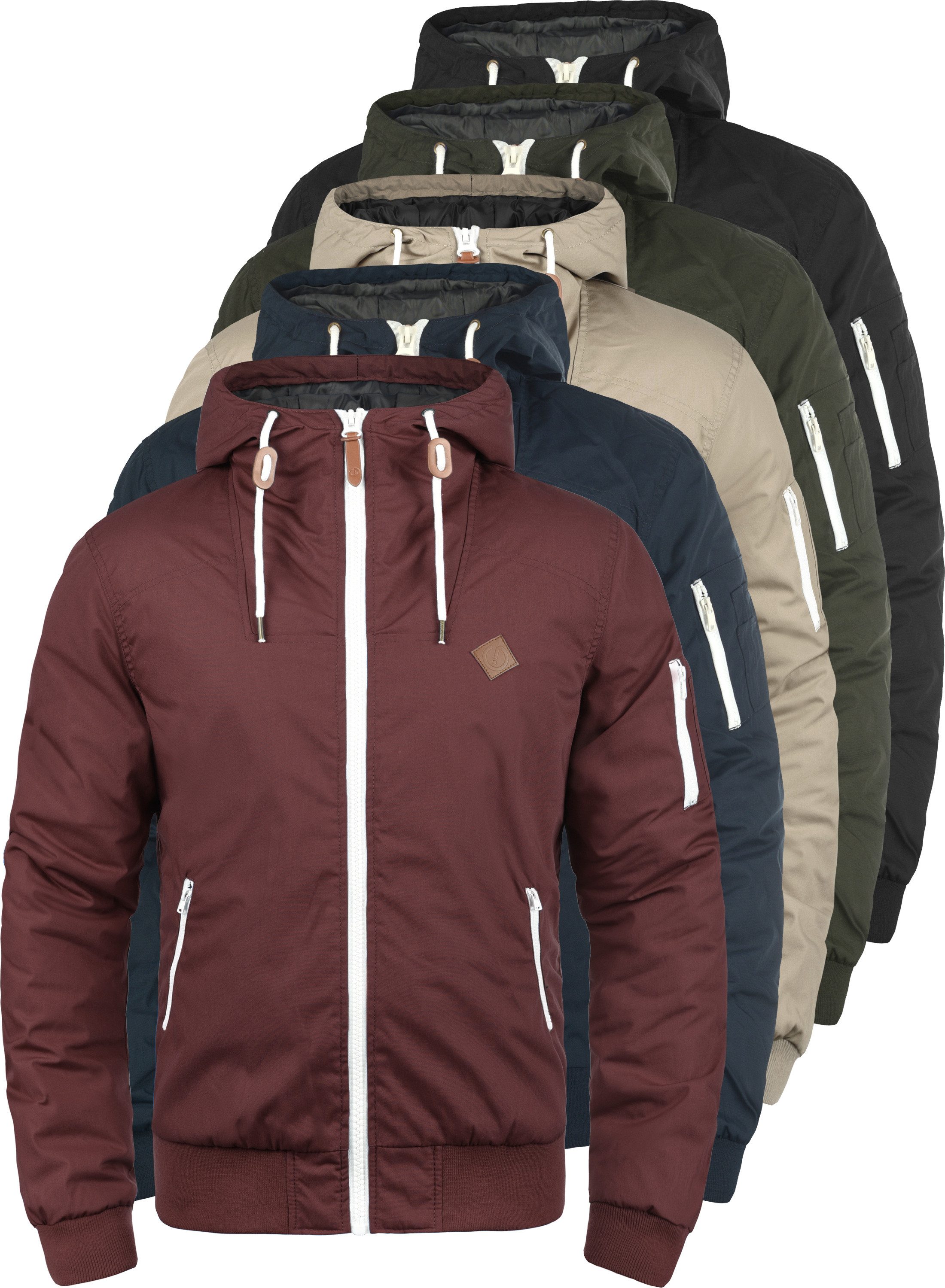 !Solid Kurzjacke SDTilly Übergangsjacke mit kontrastfarbenen Reißverschlüssen