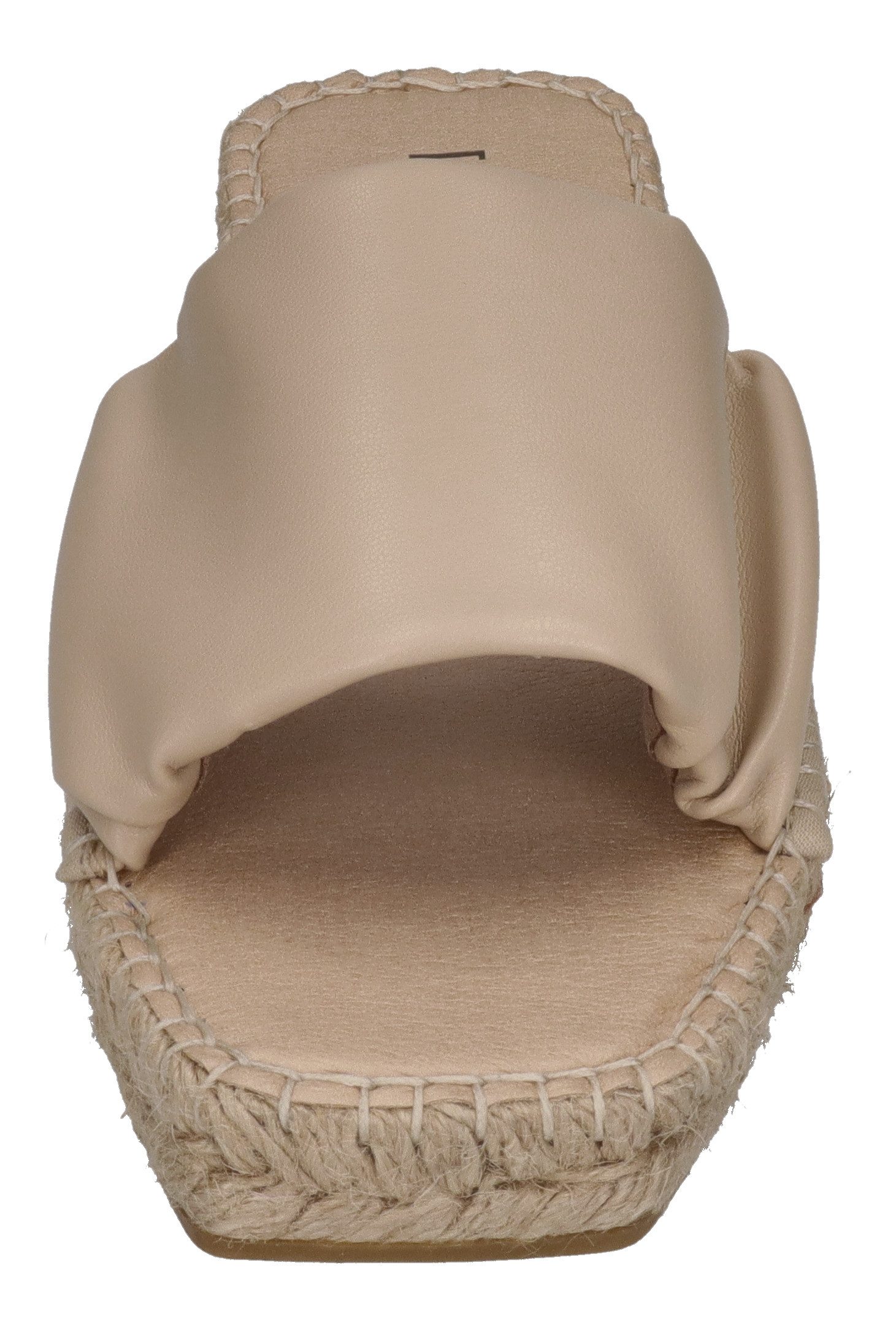 espadrij l´originale CARRE RUFFLE Pantolette Beige
