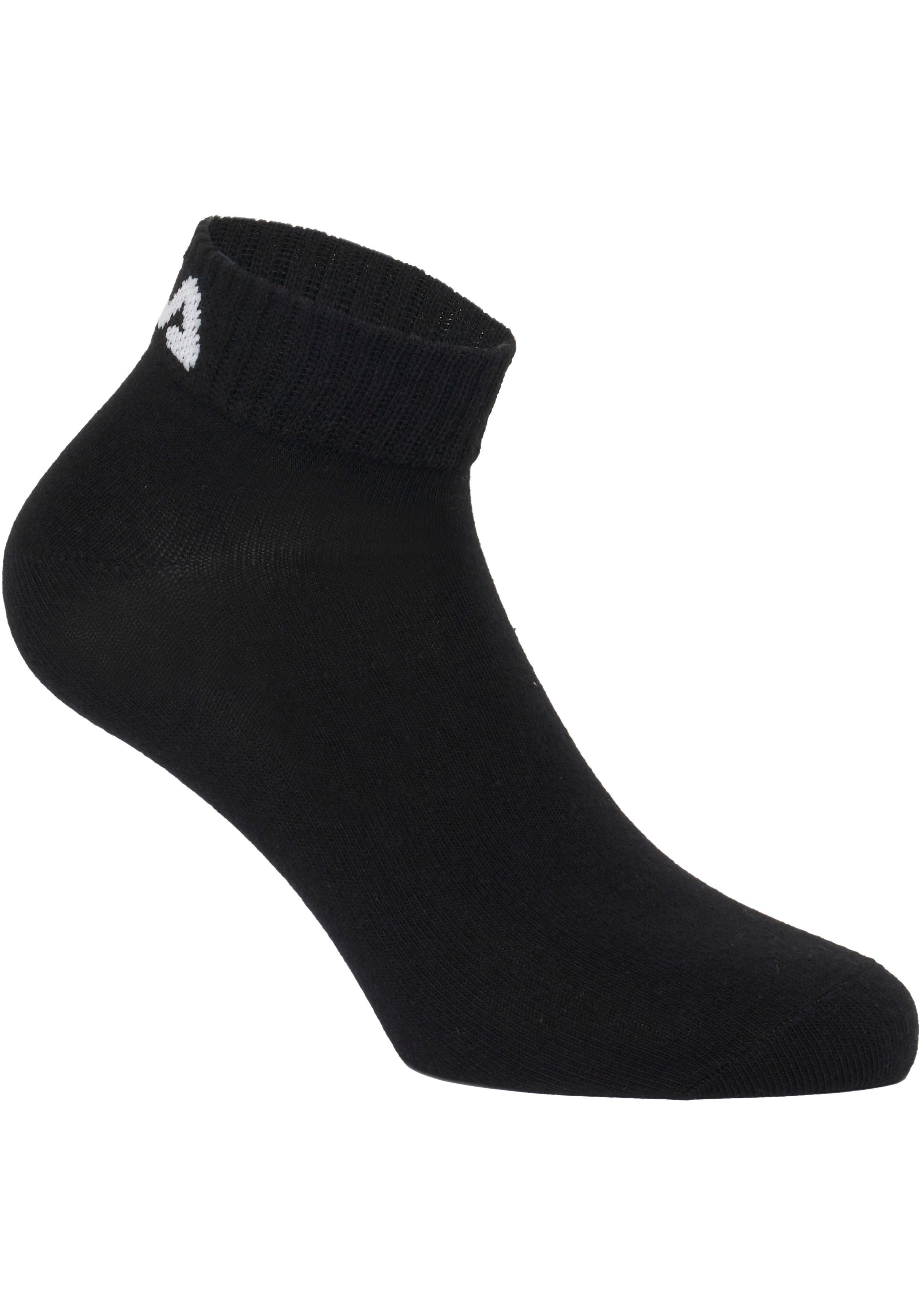 Fila Kurzsocken UNISEX INVISIBLE PLAIN SOCKS (6-Paar, 6 Paar) Baumwollmischung, Rippenbündchen, flache Zehennaht