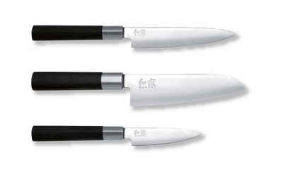 KAI Messer-Set Wasabi Japan Messerset mit Santoku (3-tlg)