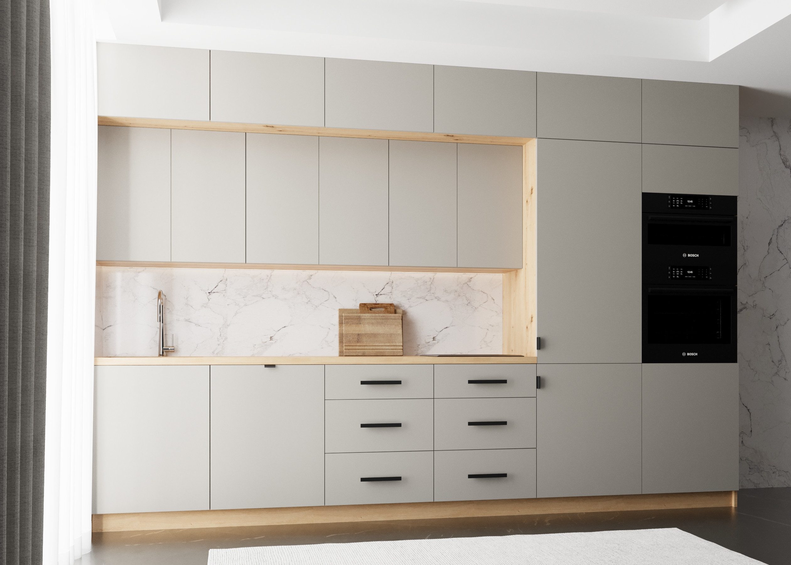 ROYAL24_MARKT Küchenzeile K50-G360 - Langen - Luxuriöses Design mit innovat günstig online kaufen