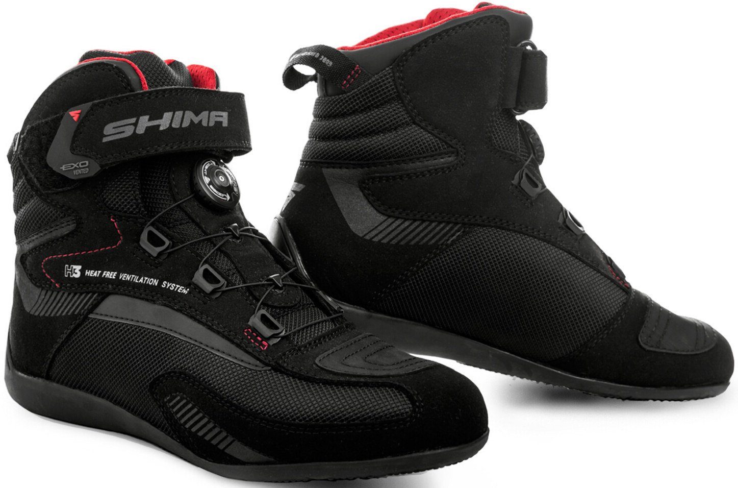 SHIMA Exo Vented Motorrad Schuhe Motorradstiefel Atmungsaktiv belüftet
