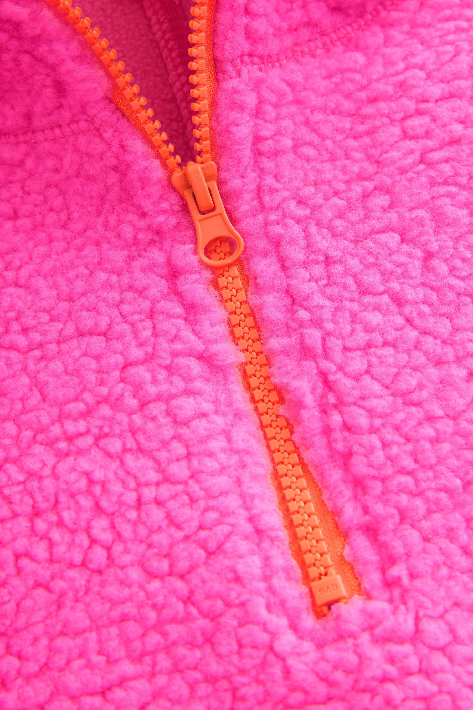 Next Kapuzenfleecejacke Active Kapuzenjacke mit Borg (1-St) günstig online kaufen