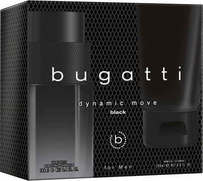 bugatti Eau de Toilette bugatti Dynamic Move man black GP EdT 100ml + 200 ml SG, 2-tlg.