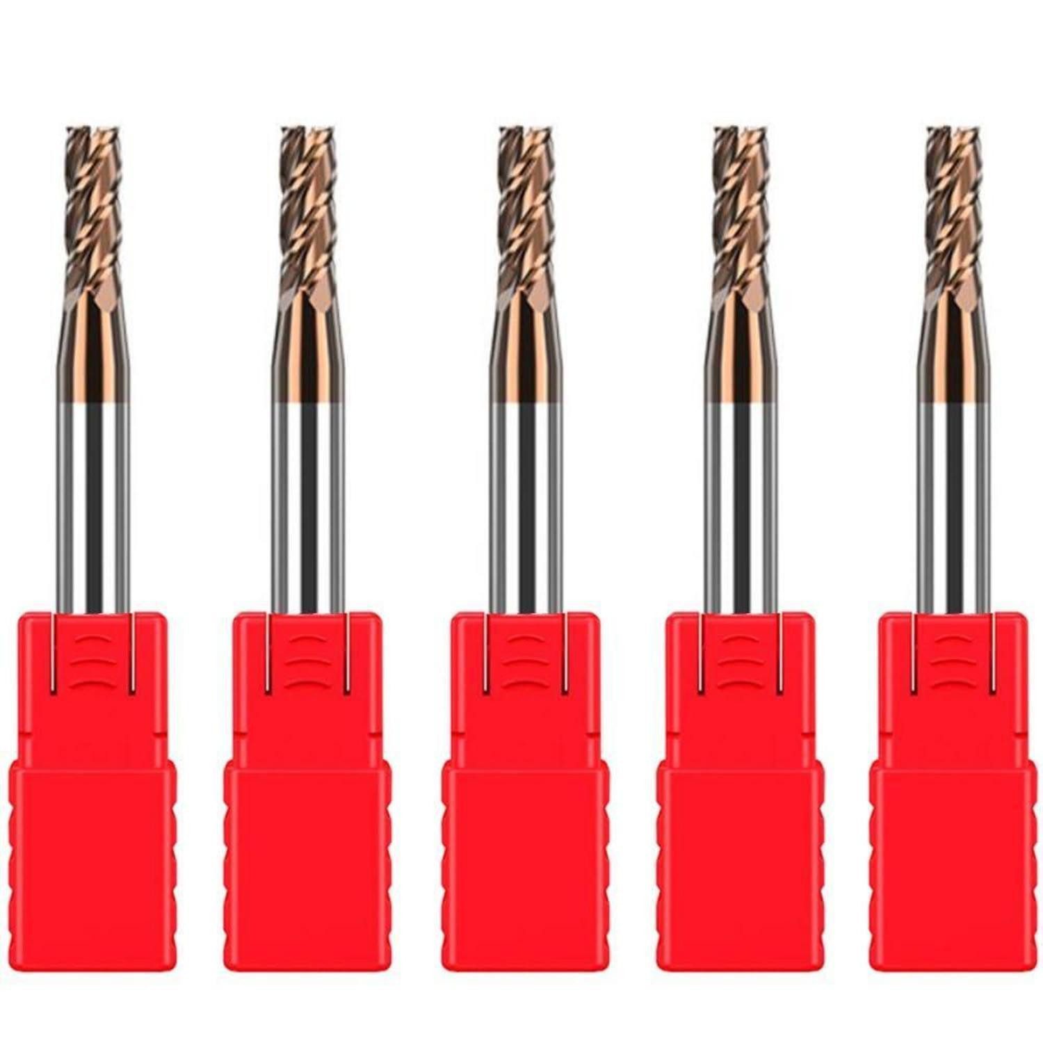 LuxusKollektion Schaftfräser Vierkantfräser Hartmetall 3mm 4-Kopf