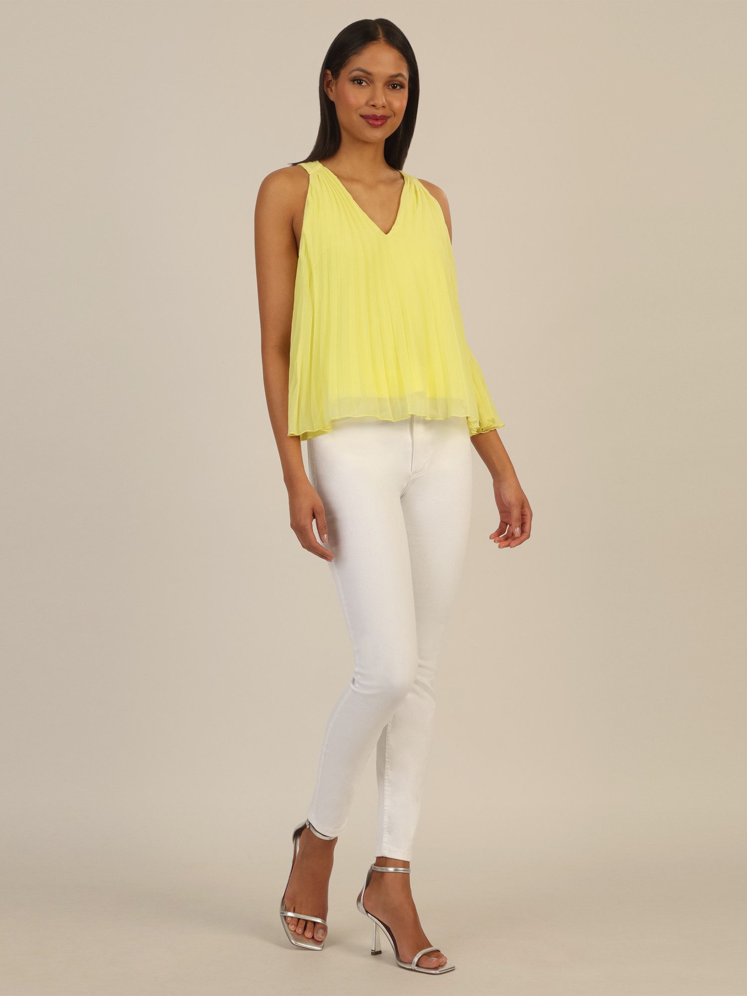 Apart Blusentop aus plissierten Chiffon günstig online kaufen