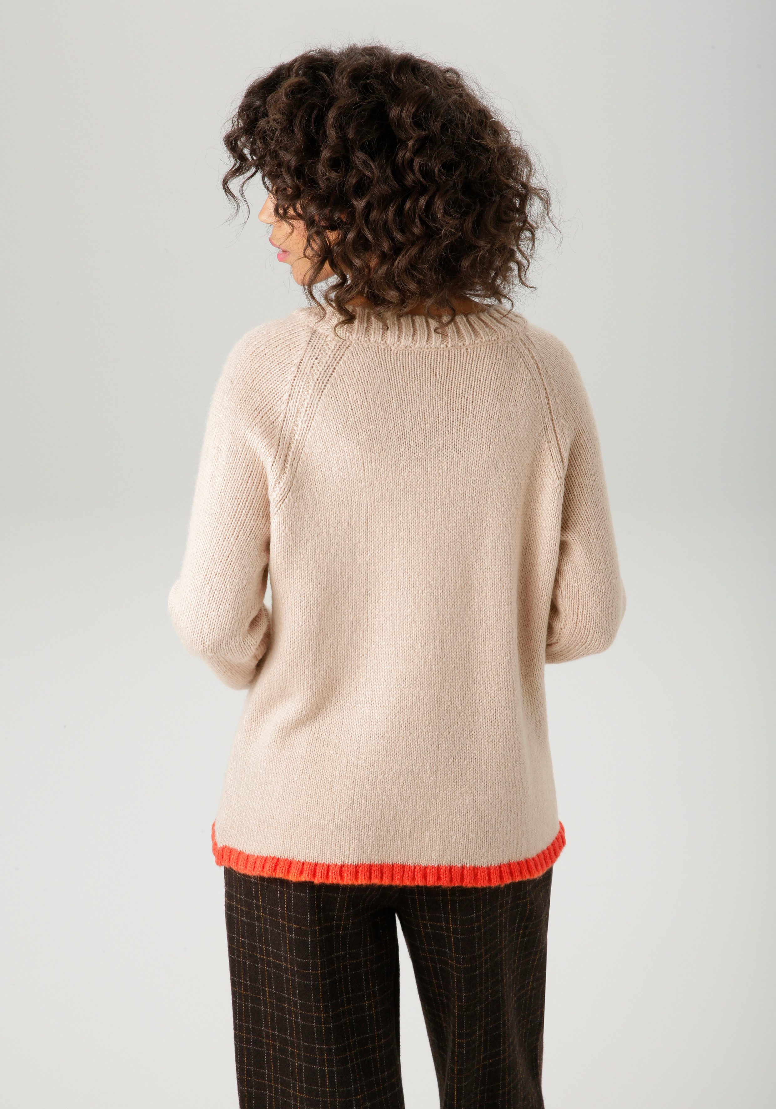 Aniston CASUAL Strickpullover mit großem Stern günstig online kaufen
