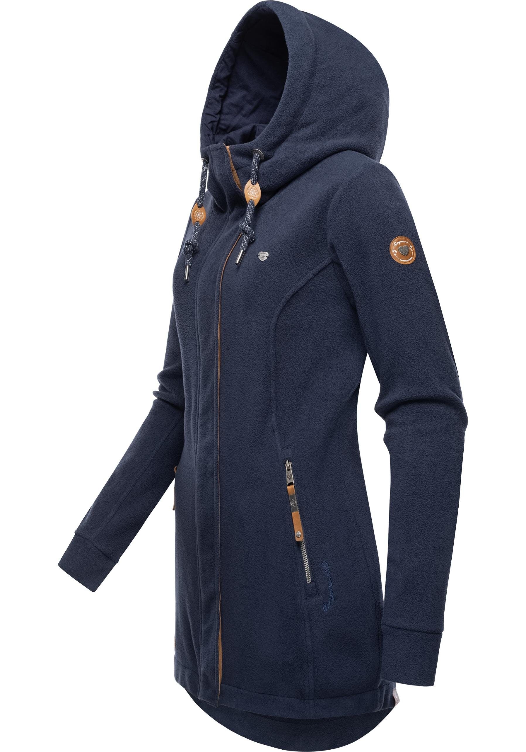 Ragwear Parka "Letti Fleece" mit Kapuze Sportliche Damen Fleecejacke mit Ka günstig online kaufen