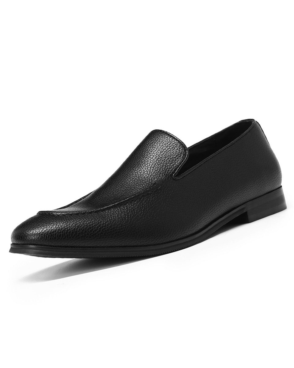 Allthemen Slip-On Sneaker Eleganter Herren-Loafer mit Litschimuster Schlupfschuh für Business