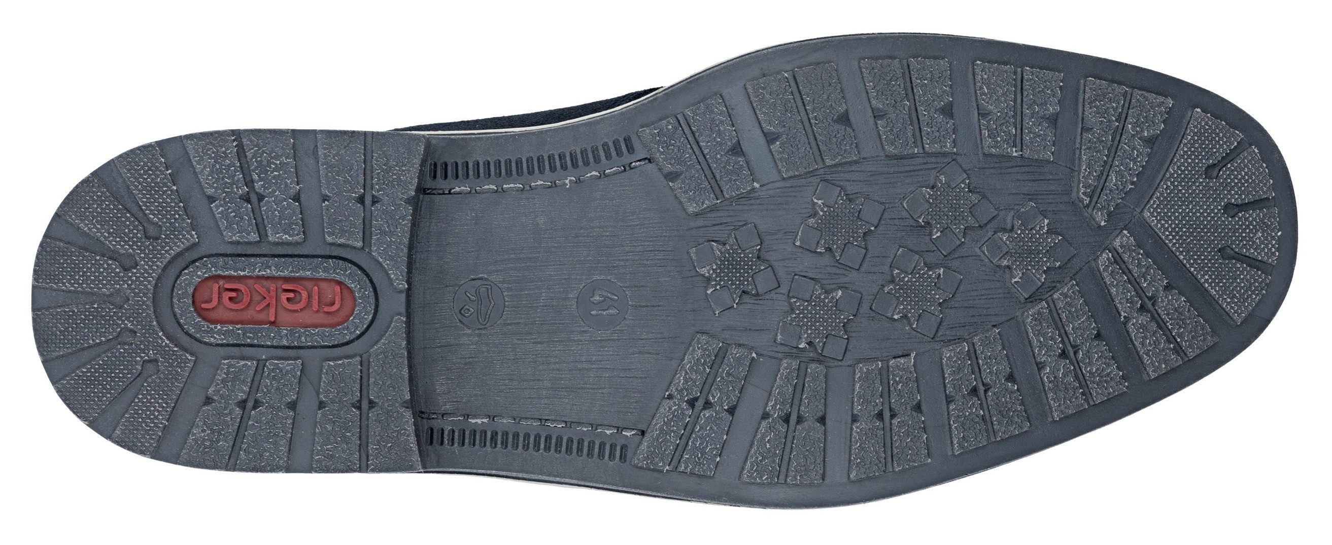 Rieker Schnürstiefelette mit kariertem Innenfutter