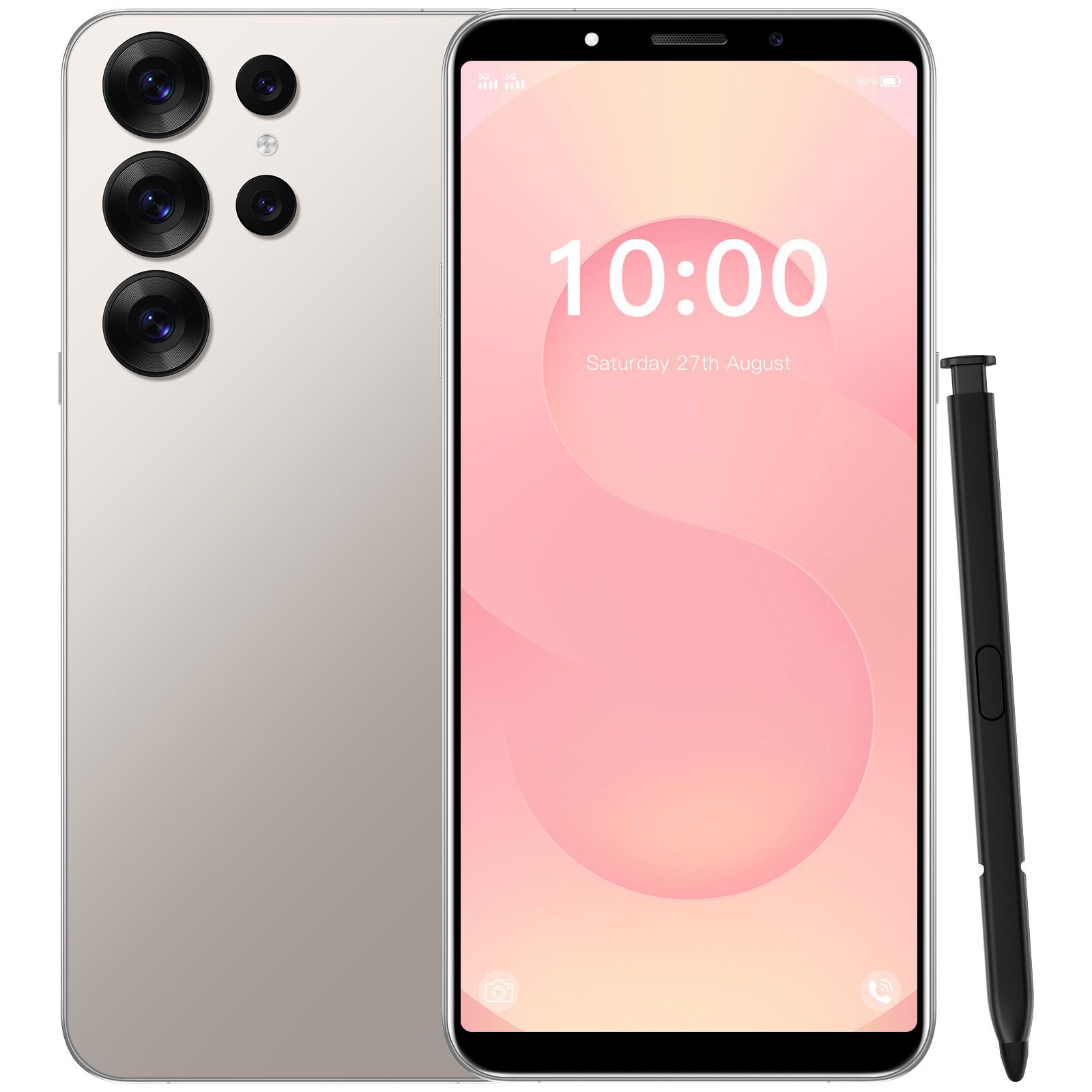 Fine Life Pro Entsperrtes Telefon, 4G LTE FDD/TDD-Smartphone, Dual-SIM-Karte, Smartphone (Speicher 4GB RAM+64GB ROM, 6,56-Zoll-Android-Phone Freies Telefon)