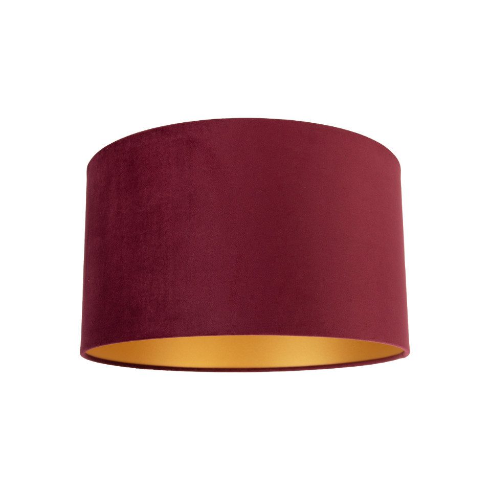 Qazqa Lampenschirm Cilinder velours