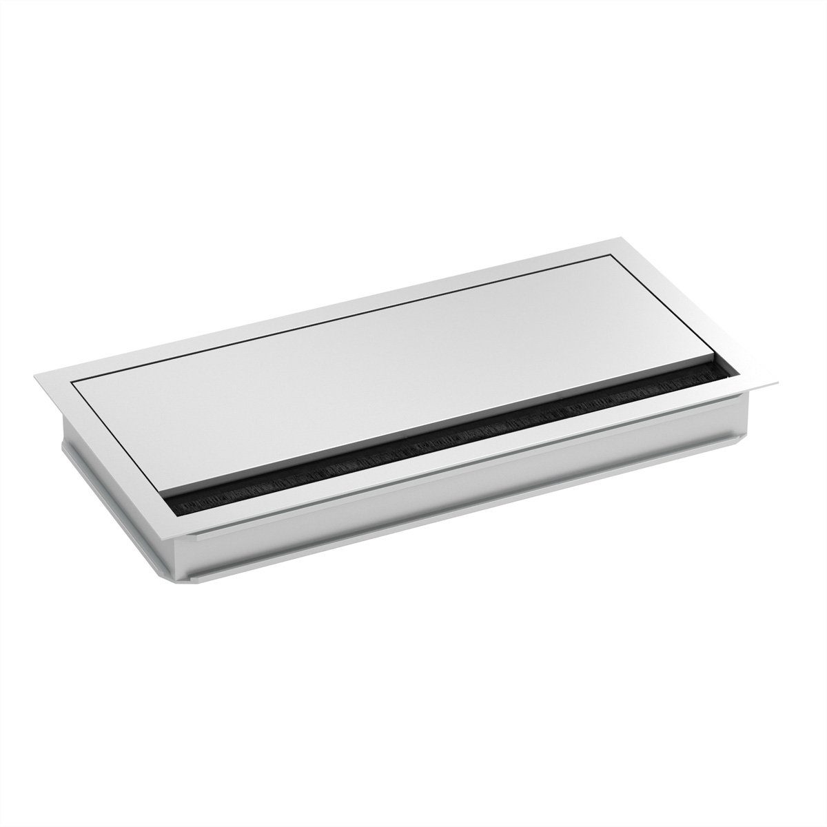 Bachmann LOOP SQUARE Kabeldurchführung, 240mm Einbau-Tischsteckdosenleiste (Kabellänge 0.24 m)