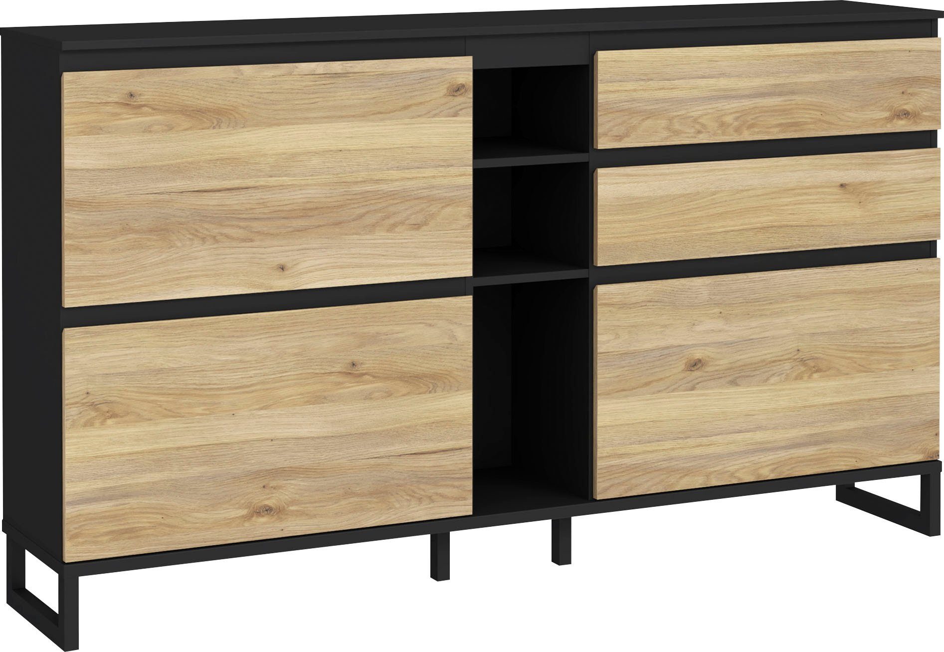 FORTE Schuhschrank Quayle Schuhkipper, Breite 174,8cm
