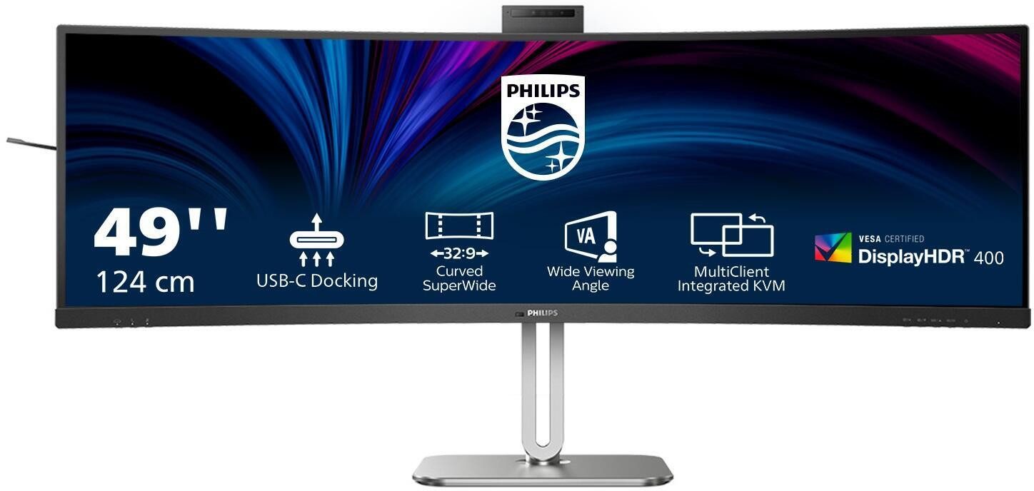 Philips Philips 49B2U5900CH Curved-Gaming-Monitor (4 ms Reaktionszeit, 75 Hz, VA Panel)