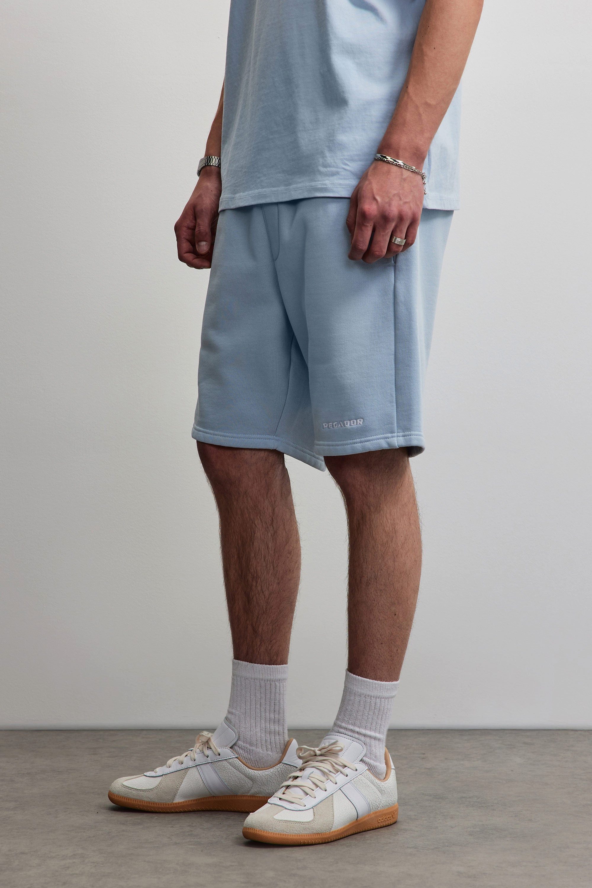 PEGADOR Sweatshorts LOGO HEAVY SWEAT SHORTS Baumwollmischung, regular fit