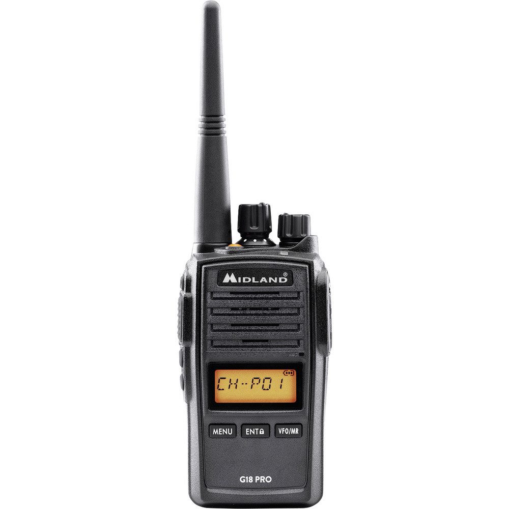 Midland Walkie Talkie Midland Midland G18 Pro NC, PMR446 Funkgerät C1145.04 PMR-Funkgerät
