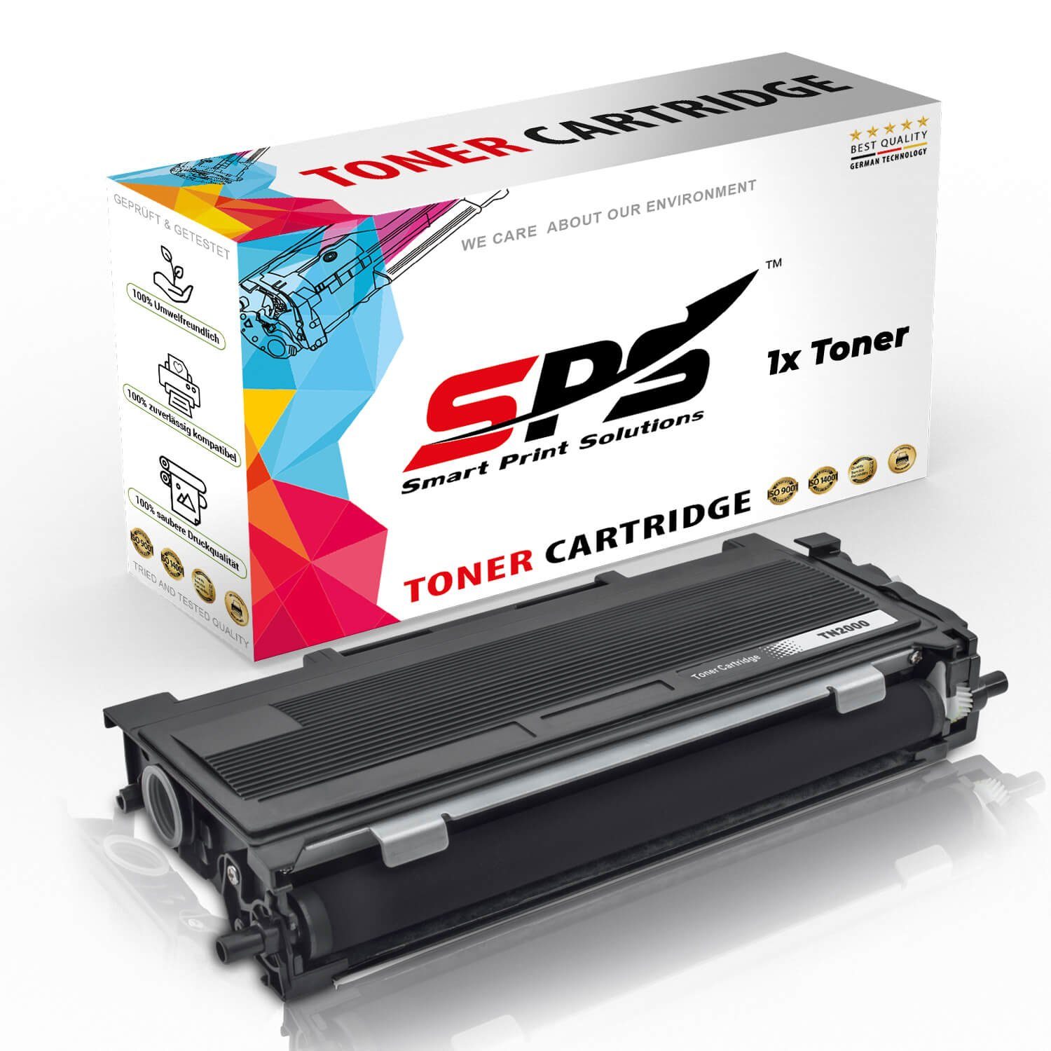 SPS Tonerkartusche Kompatibel für Brother FAX 2820(FAX2820G1) TN-2000, (1er Pack)