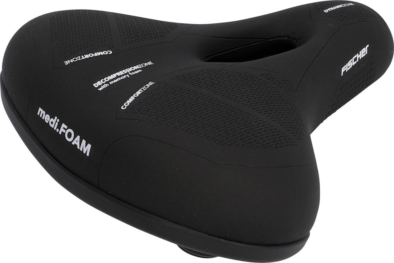 fischer Fahrradsattel Fischer Sattel Touren R.E.Med Memory Foam