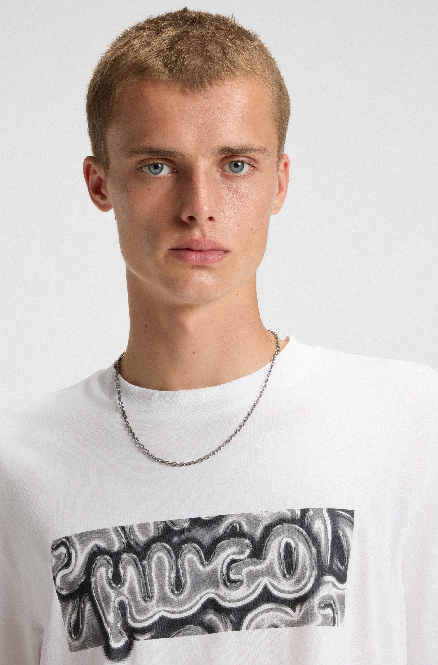 HUGO Blue T-Shirt Nedirix Rundhalsausschnitt, regular fit, Logoprint günstig online kaufen