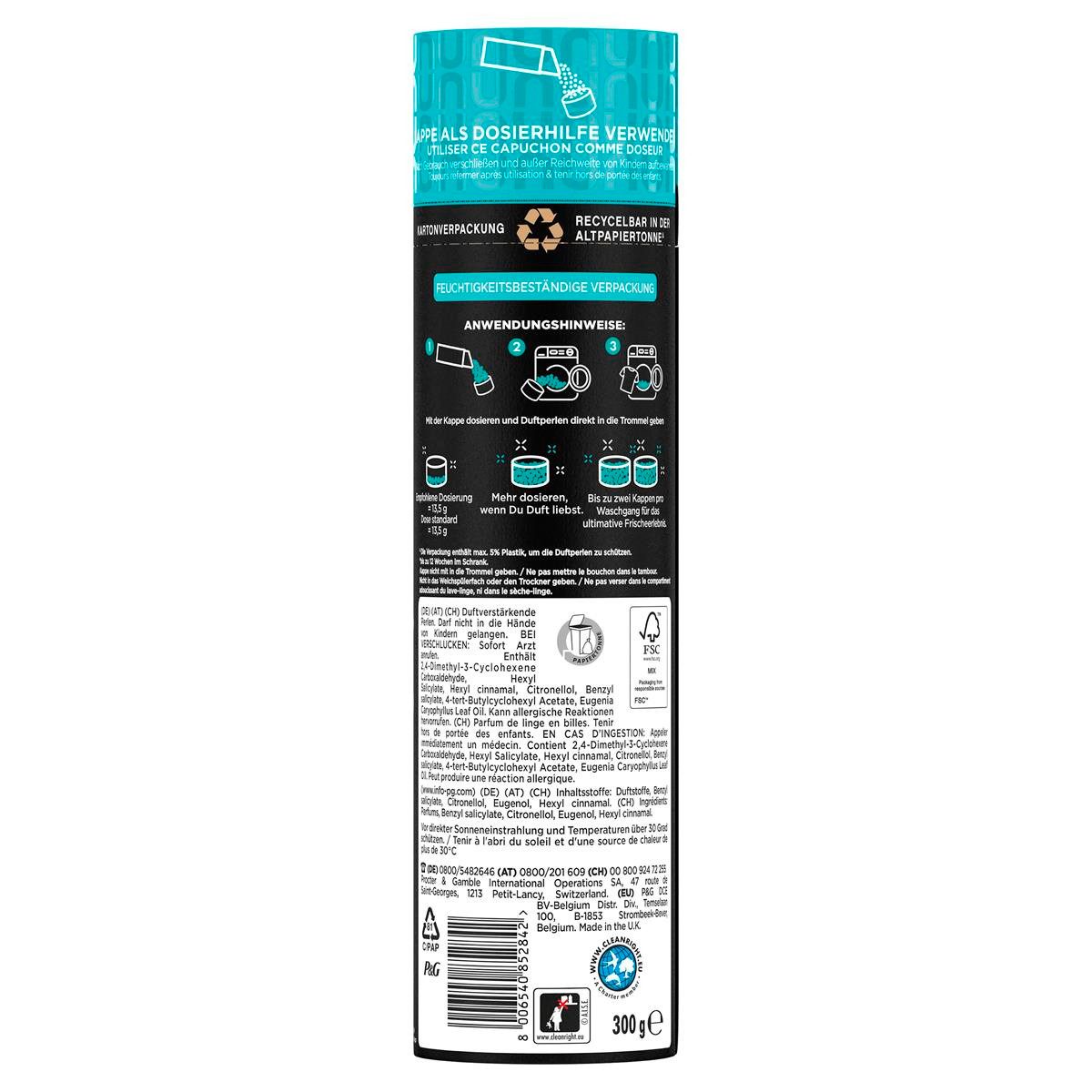LENOR Wäscheparfüm Lenor Unstoppables Wäscheparfüm Duftperlen Fresh 300g (1er Pack)