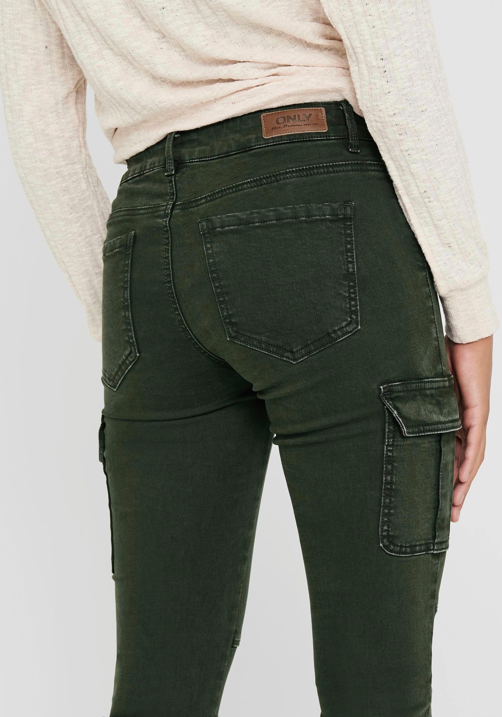 ONLY Cargohose ONLMISSOURI REG ANK CARGO PNT NOOS mit Stretchsäumen – Bild 4 von 5