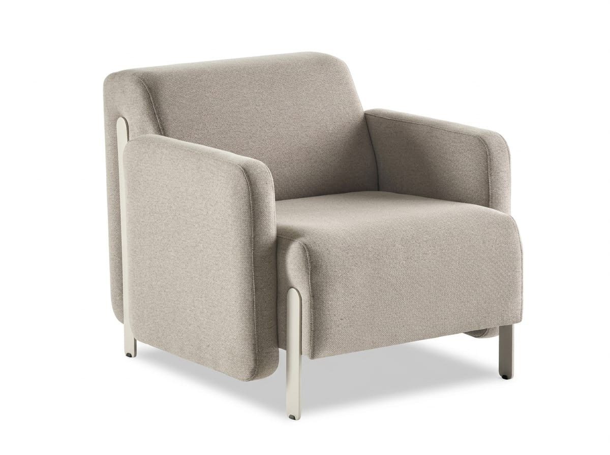 Xlmoebel Relaxsessel Sessel Moderner Stil Designer Beige Büromöbel Elegant Wohnzimmer (1-St., 1-tlg)