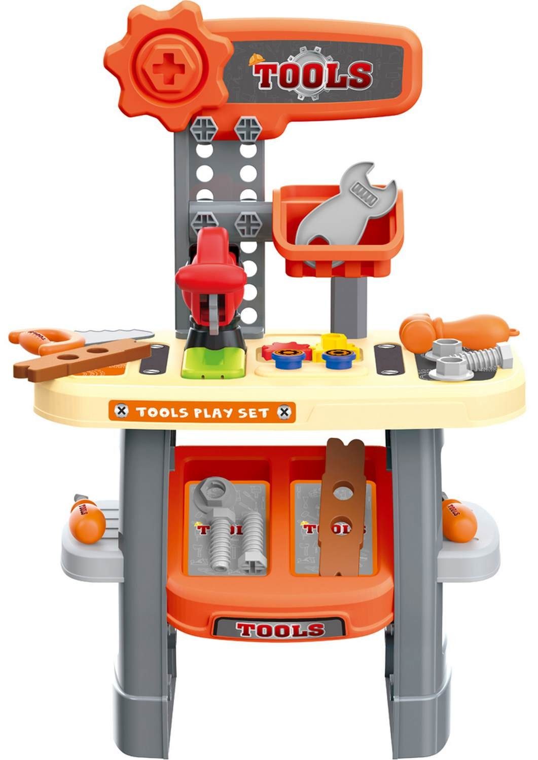 Diakakis Kinder-Werkzeug-Set Werkbank mit Zubehör Werkzeugbank günstig online kaufen