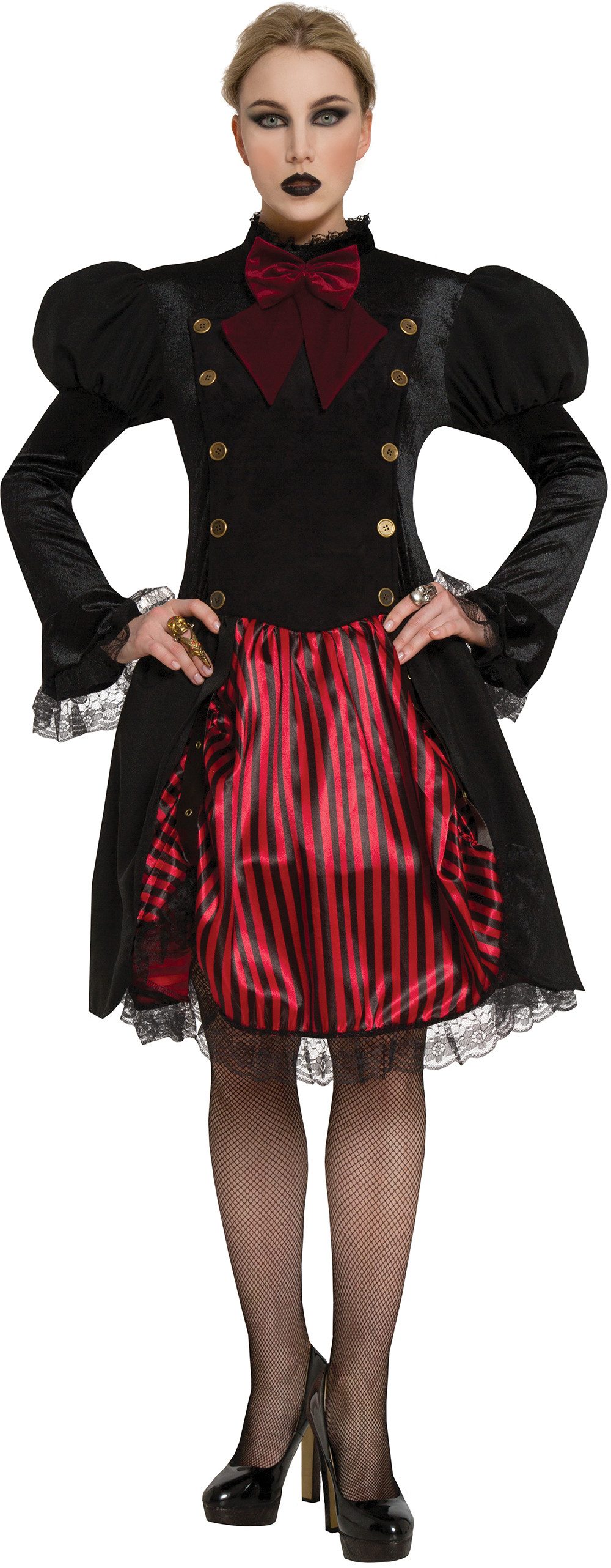 Fiestas Guirca Kostüm, Halloween Gothic Kleid für Damen Finsternis